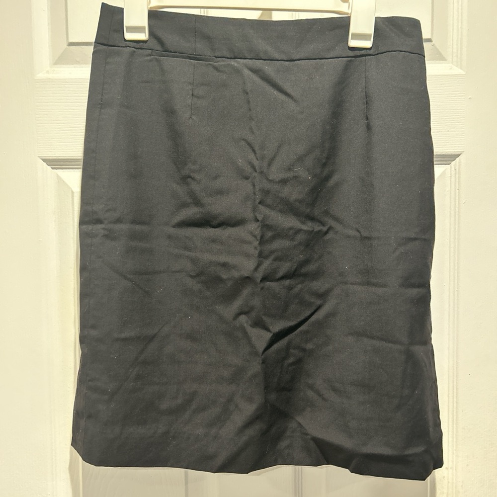J. Crew Women's Black Pencil Skirt